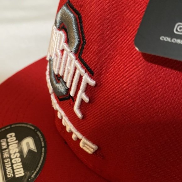 Ohio State Buckeyes Flat Brim Mesh Trucker Snap Back Hat New - Picture 3 of 8